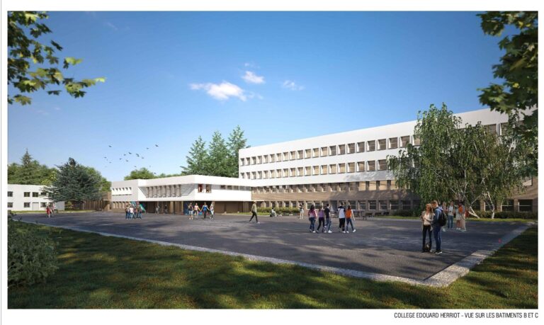 Travaux Au Collège Édouard Herriot, à Lucé - Eurelien.fr