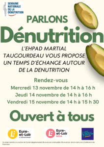 Parlons dénutrition Du 13 au 15 nov 2024